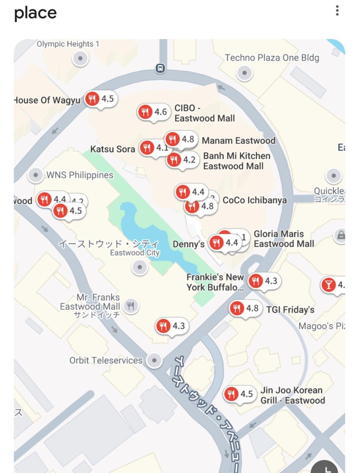 Apartment 1Br Condo Above Eastwood Mall Manila